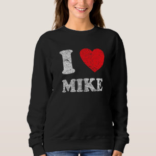 Distress Grunge Worn Out Stil I Kärlek Mike T Shirt