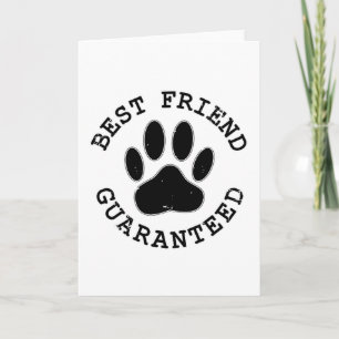 Distress Hund Best Friend Garanteed Kort