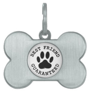 Distress Hund Best Friend Garanteed Namnbricka Husdjur
