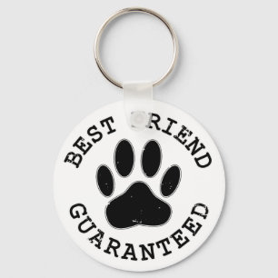 Distress Hund Best Friend Garanteed Nyckelring