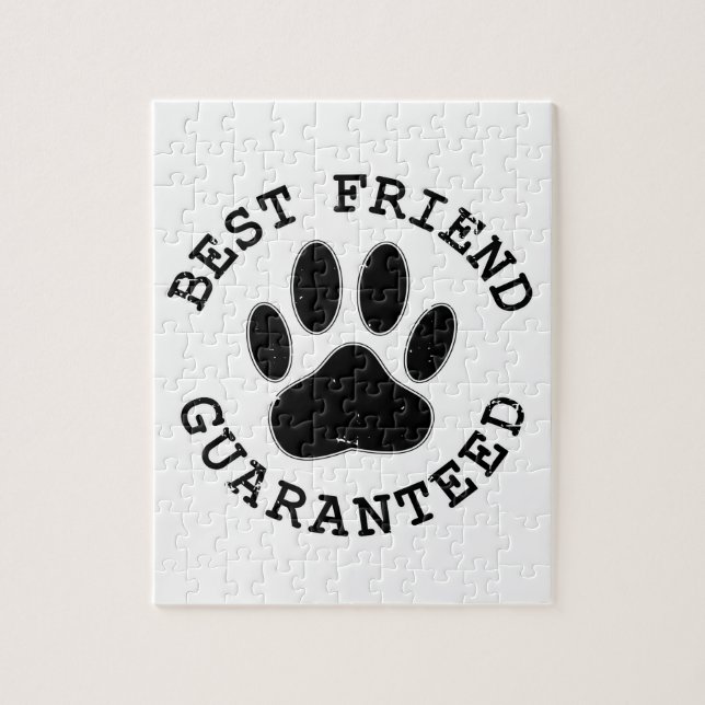 Distress Hund Best Friend Garanteed Pussel (Vertikal)
