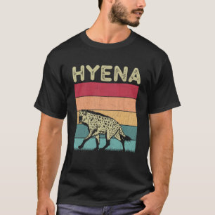Distress Hyena Älskare Boys Girls Retro Stil Hyen T Shirt