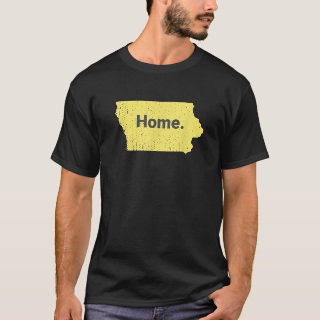Distress Iowa Home Tee (Framsida)