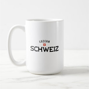 Distress Luzern Schweiz (Lucerne Schweiz) Kaffemugg