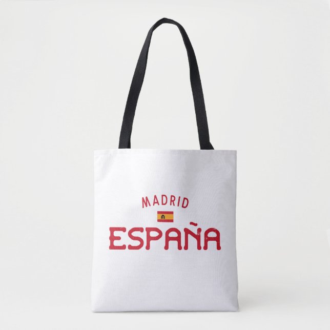 Distress Madrid Spain (España) Tygkasse (Framsida)