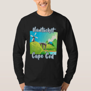 Distress Nantucket Cape Cod Summer Vacation Old T Shirt