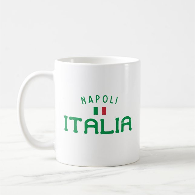 Distress Napoli Italia (Neapel-Italien) Kaffemugg (Vänster)