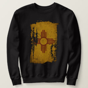 Distress New mexico Flagga Lång Ärmad Tröja
