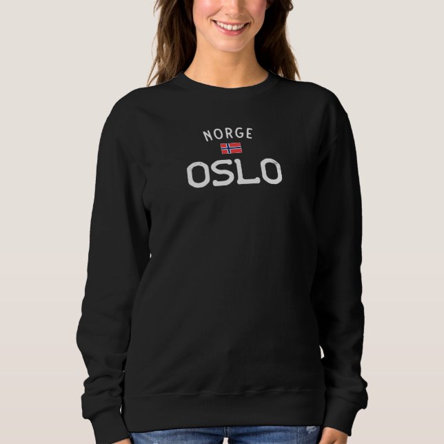 Distress Oslo Norge (Norge) T Shirt (Framsida)