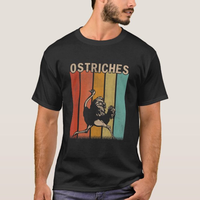 Distress Ostriches Manar Women Kid Ostriches Ret T Shirt (Framsida)