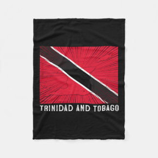 Distress Patriotic Trinidad och Tobygo Flagga Trin Fleecefilt
