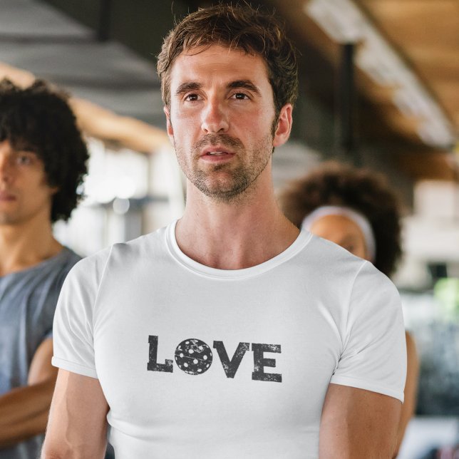 Distress Pickleball KÄRLEK T Shirt (Skapare uppladdad)