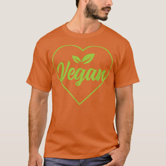 Distress Plant Basal Herbiäger Vegan Heart Vget T Shirt