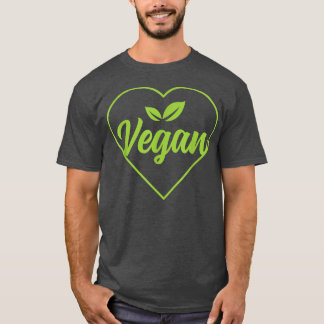 Distress Plant Basal Herbiäger Vegan Heart Vget T Shirt