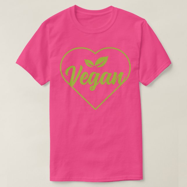 Distress Plant Basal Herbiäger Vegan Heart Vget T Shirt (Design framsida)