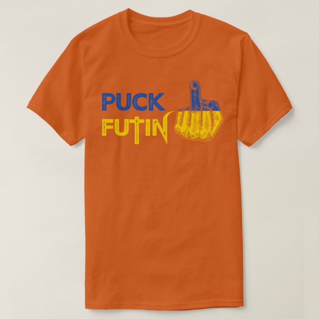 Distress Puck Futin T Shirt (Design framsida)