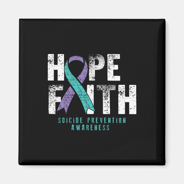 Distress Quote Faith Hope Suicide Prevention Awa Magnet (Framsidan)