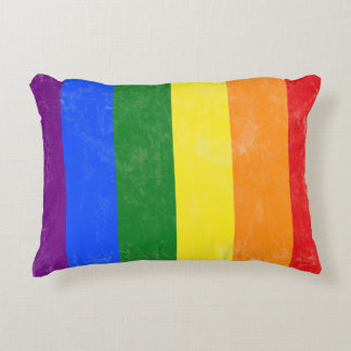 Distress Rainbow Pillow Prydnadskudde