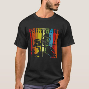 Distress Retro Paintball T Shirt
