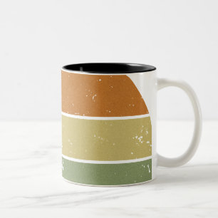 Distress Retro Sunset Två-Tonad Mugg