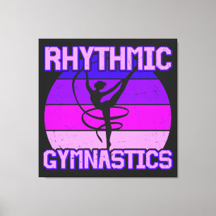 Distress Rhythmic Gymnastics Canvastryck