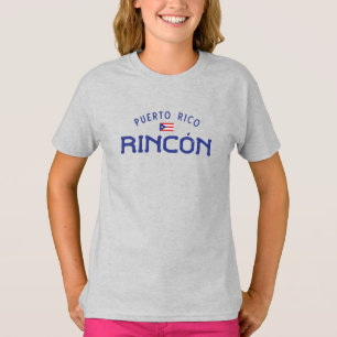 Distress Rincón Puerto Rico Girls' T Shirt