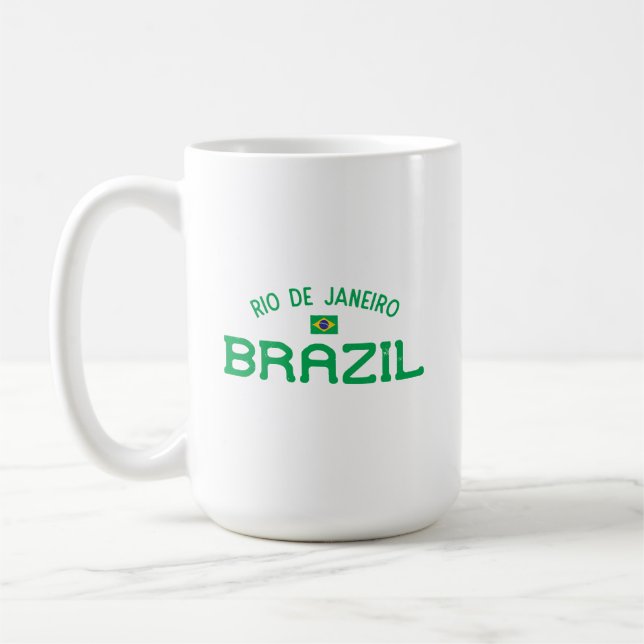 Distress Rio de Janeiro Brasilien Kaffemugg (Vänster)