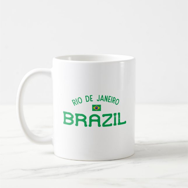 Distress Rio de Janeiro Brasilien Kaffemugg (Vänster)