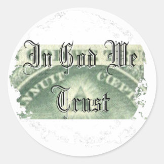 Distress Round Stickers Runt Klistermärke