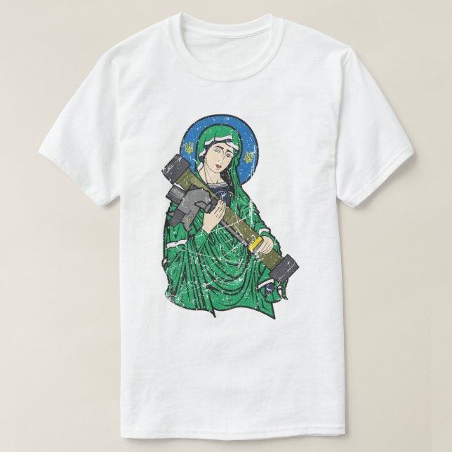 Distress Saint Javelin T Shirt (Design framsida)