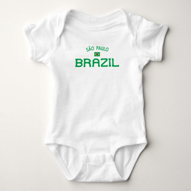 Distress Sao Paulo Brasilien T Shirt (Framsida)