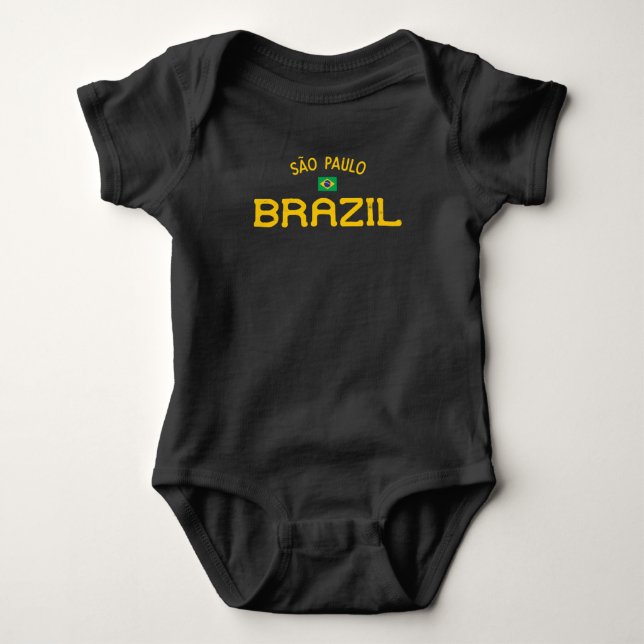 Distress Sao Paulo Brasilien T Shirt (Framsida)