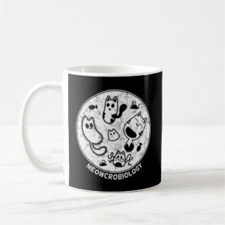 Distress Science Cat Bacteria Microbiology Meowc Kaffemugg