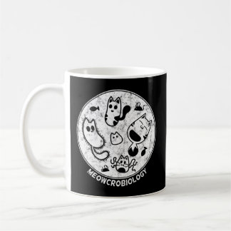 Distress Science Cat Bacteria Microbiology Meowc Kaffemugg