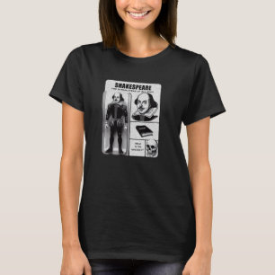 Distress Shakespeare Bardolater Action Figur Ha T Shirt