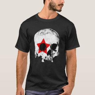 Distress Skull Punk Goth Aesthetic Grunge Graphi T Shirt