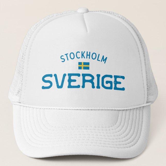 Distress Stockholm Sverige (Sverige) Keps (Framsida)