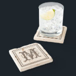 Distress Stone Rustic Åldras Monogram Stenunderlägg<br><div class="desc">Den här designen skapades genom digital grafik. Den kan vara personlig i det område som tillhandahålls genom att ändra fotot och/eller text. Du kan också anpassa den genom att klicka för att anpassa ytterligare alternativ och ta bort eller ändra bakgrunden i färg, lägga till text, ändra texten färg eller stil...</div>