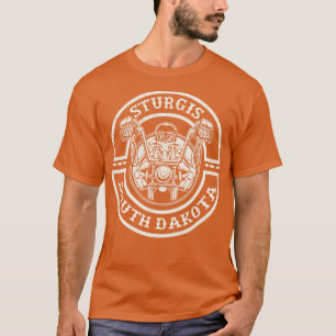 Distress Sturgis South Dakota Motorcle Biker R T Shirt