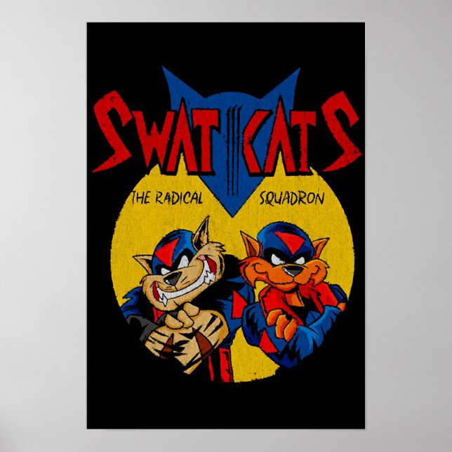 Distress Swat Kats Poster (Framsidan)