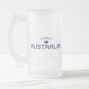 Distress Sydney Australien Frostat Ölglas