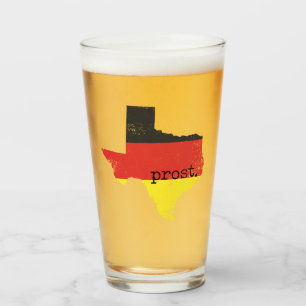 Distress Texas German Flagga Prost Glaskopp