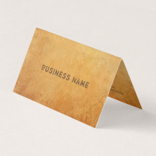 Distress Text Elegant Nostalgiskt gammalt Pappert Visitkort