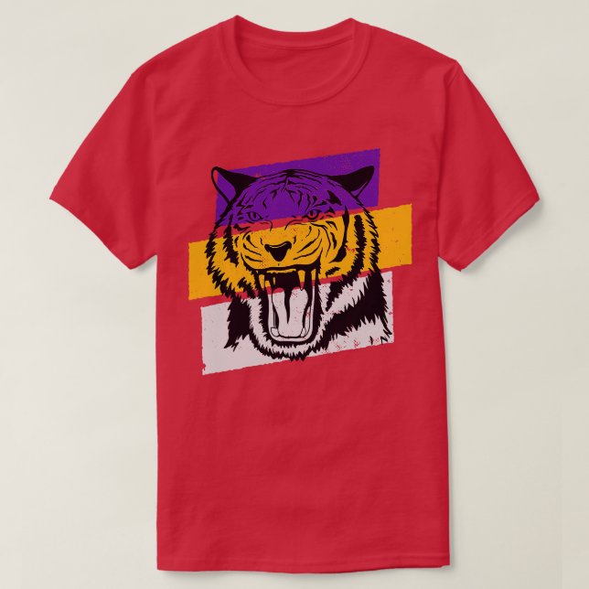 Distress Tiger Roar T Shirt (Design framsida)