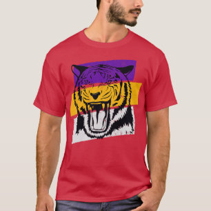Distress Tiger Roar T Shirt