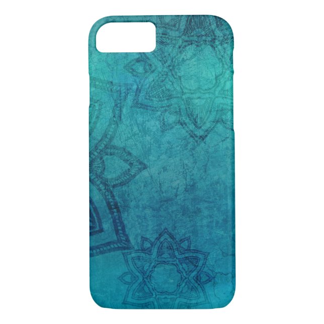 Distress Turcos Mandala iPhone Cover Case-Mate iPhone Skal (Baksida)