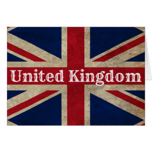 Distress UK Flagga Hälsningskort