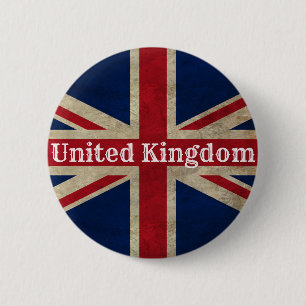 Distress UK Flagga Knapp