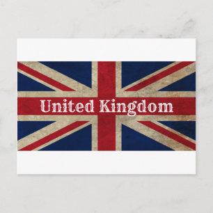 Distress UK Flagga Vykort