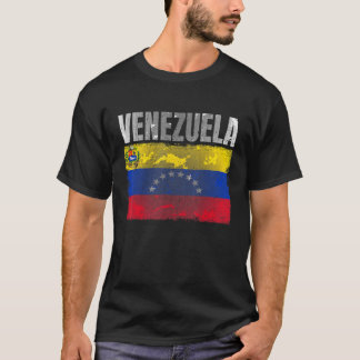 Distress Venezuela Flagga Graphic För manar Women  T Shirt